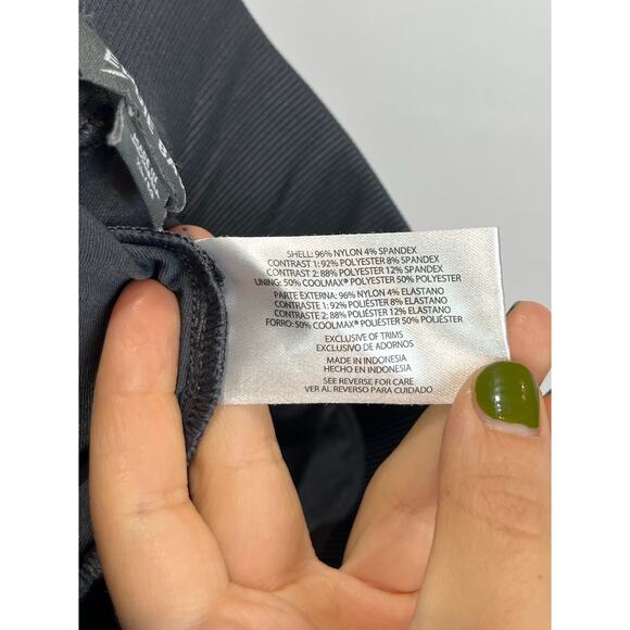 EDDIE BAUER  Size XL Pull On Skort Skirt with Shorts Nylon Ripstop Gray - Picture 8 of 9